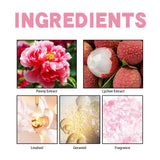 Peony Lychee Perfume, Natural Fresh Lasting Fragrance