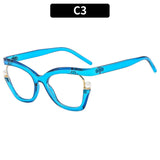 Anti-blue Light Women's Thick Pearl Glasses