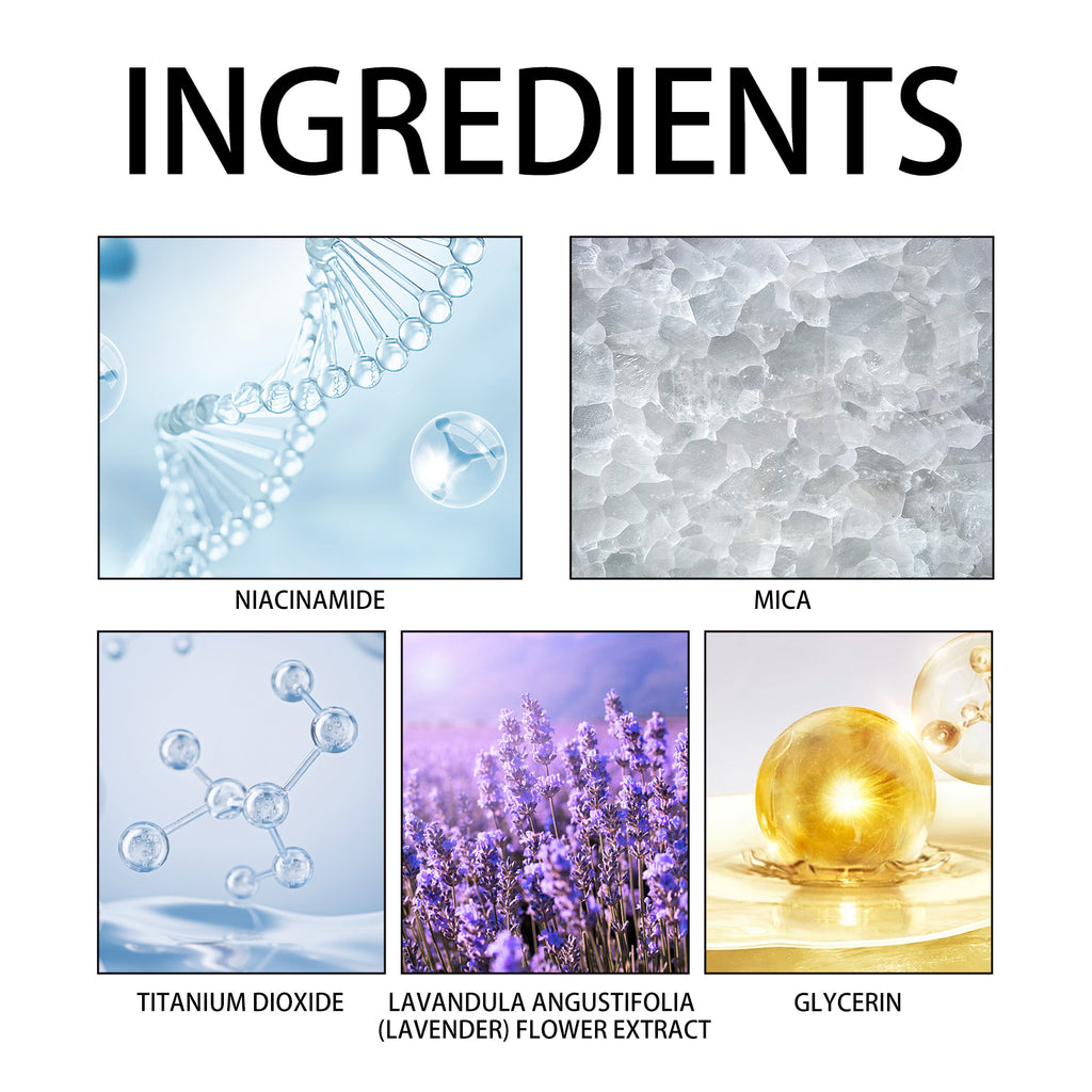 Matte Perfection Makeup Setting Powder, Lightweight Lavender Setting Powder for Delicate Skin Waterproof Oil Control And Brightening