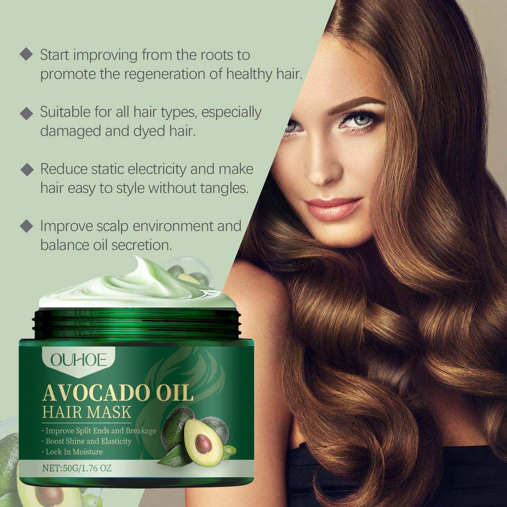 Avocado Oil Hair Mask Gently Hydrates And Nourishes Dry Hair