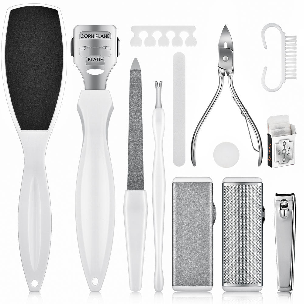 Hand & Foot Grinding Pedicure 22-Piece Set Foot Exfoliation Calluses Scrub Scraping Tools