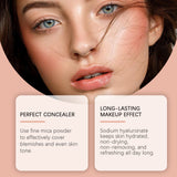 Compact Air Cushion Foundation (Natural Nude) Natural Lightweight Makeup with Cushion