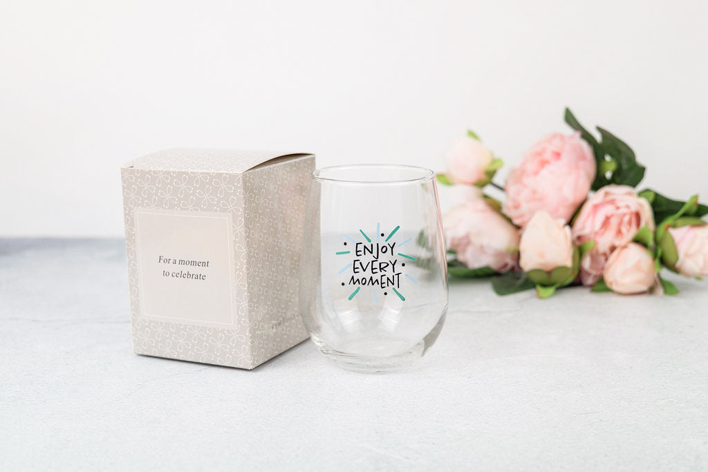 Luxury Spa Gift Basket With Wine Glass, Candle, Lavender Soap Bar, Facial Clay Mask, Eye Mask ~ Perfect Holiday, Thank You, Self Care Gift For Her [Lizush] *Made in USA*