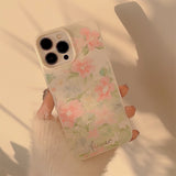 Vintage Garden Oil Painting Phone Cover for iPhone 15 Phone Case 14 Art 13Pro Silicone Max