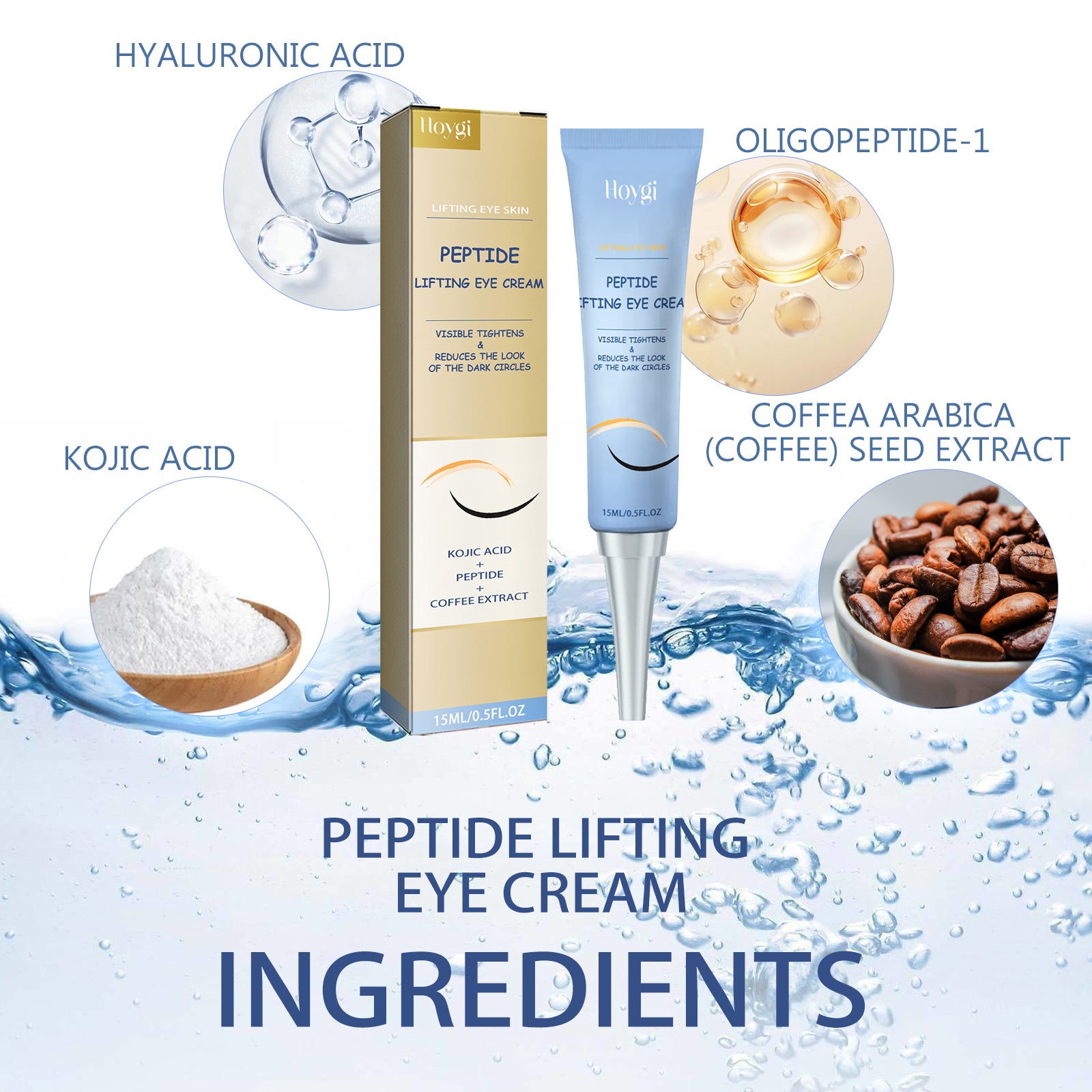 Peptide Lifting Eye Cream, Moisturize Around The Eyes, Fade Fine Lines