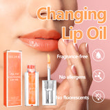 Changing Lip Oil, Mildly Exfoliates Plumps The Lips Reduces Fine Lines Light Lip Oil