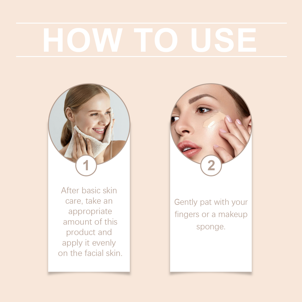 Moisturizing Liquid Foundation, Long-Lasting Moisturizing Light Skin Care Liquid Foundation