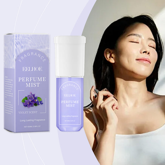 Violet Flower Vanilla Body Perfume Spray, Fresh And Pleasant Natural Fragrance with Light Gentle Formula