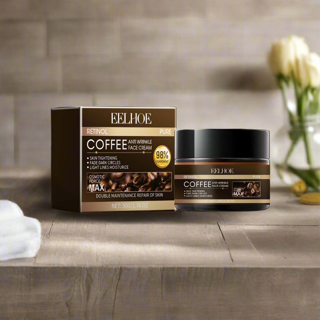 Retinol Coffee Anti-aging Face Cream Repair Damaged Skin Reduce Wrinkle Defects Soft Cream