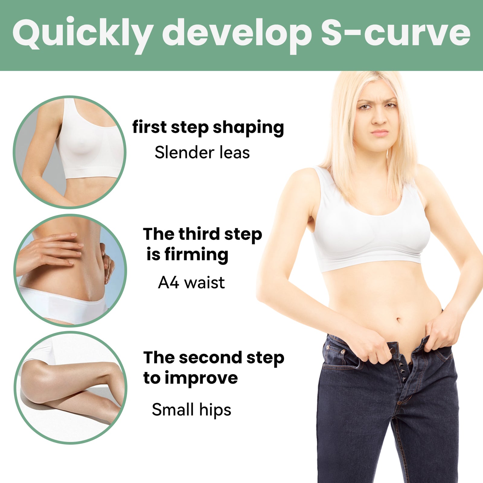 Volcanic Stone Body Shaping Ball with Ginger Extract, Massage The Body To Tighten The Belly, Beauty Slimming Stone