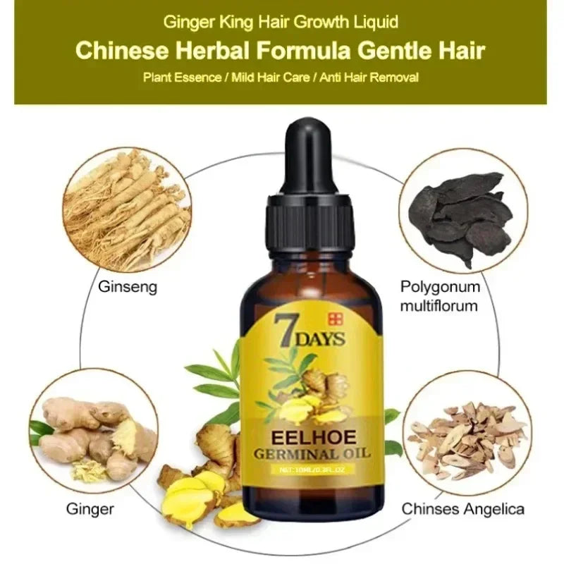 7 Day Fast Hair Growth Oil Ginger Growth Hair Treatment