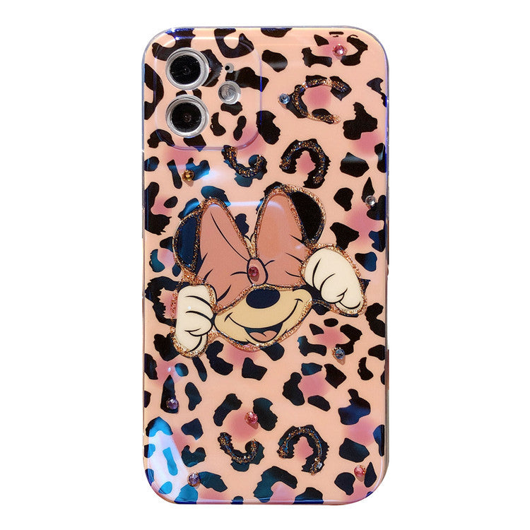 Leopard-Print Minnie for iPhone Mobile Phone Case Cover 7/8p Case