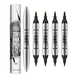 Eyeliner and eyebrow pencil 2 in 1