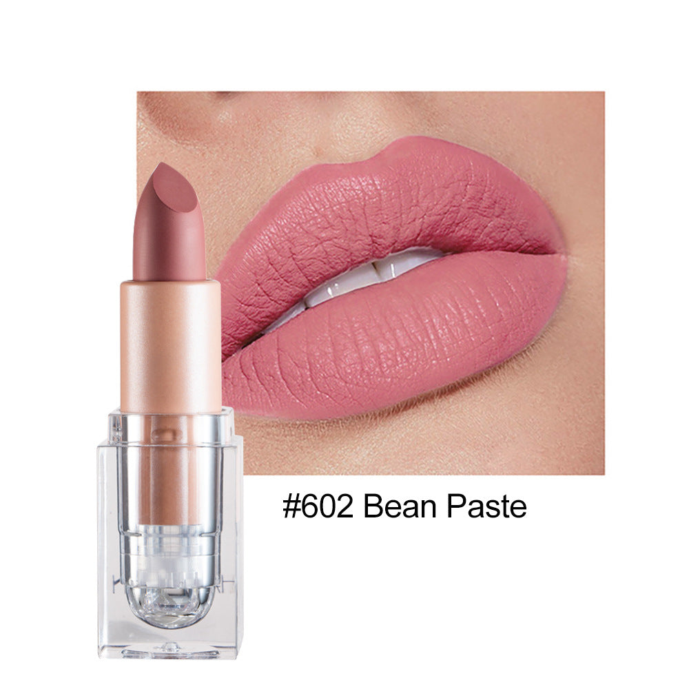 Silky Ice Cube Matte Lipstick 12 Color Lipstick Nude Long Lasting Colors