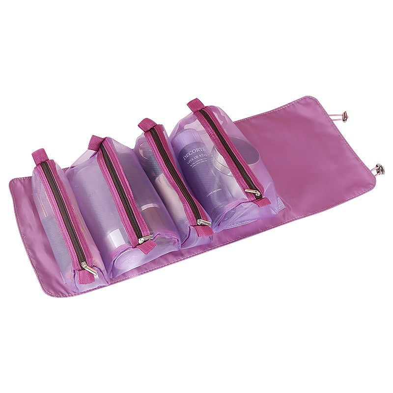 Cosmetic Bag 4 in 1 Makeup Bags Portable Folding Travel Bag