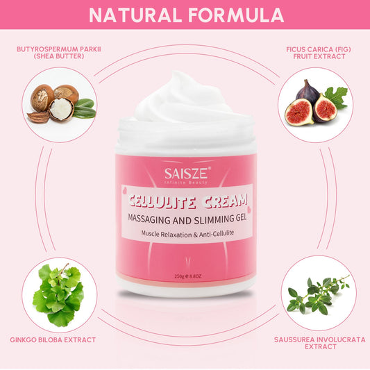 Anti Cellulite Body Slimming Cream with Massager and Remover