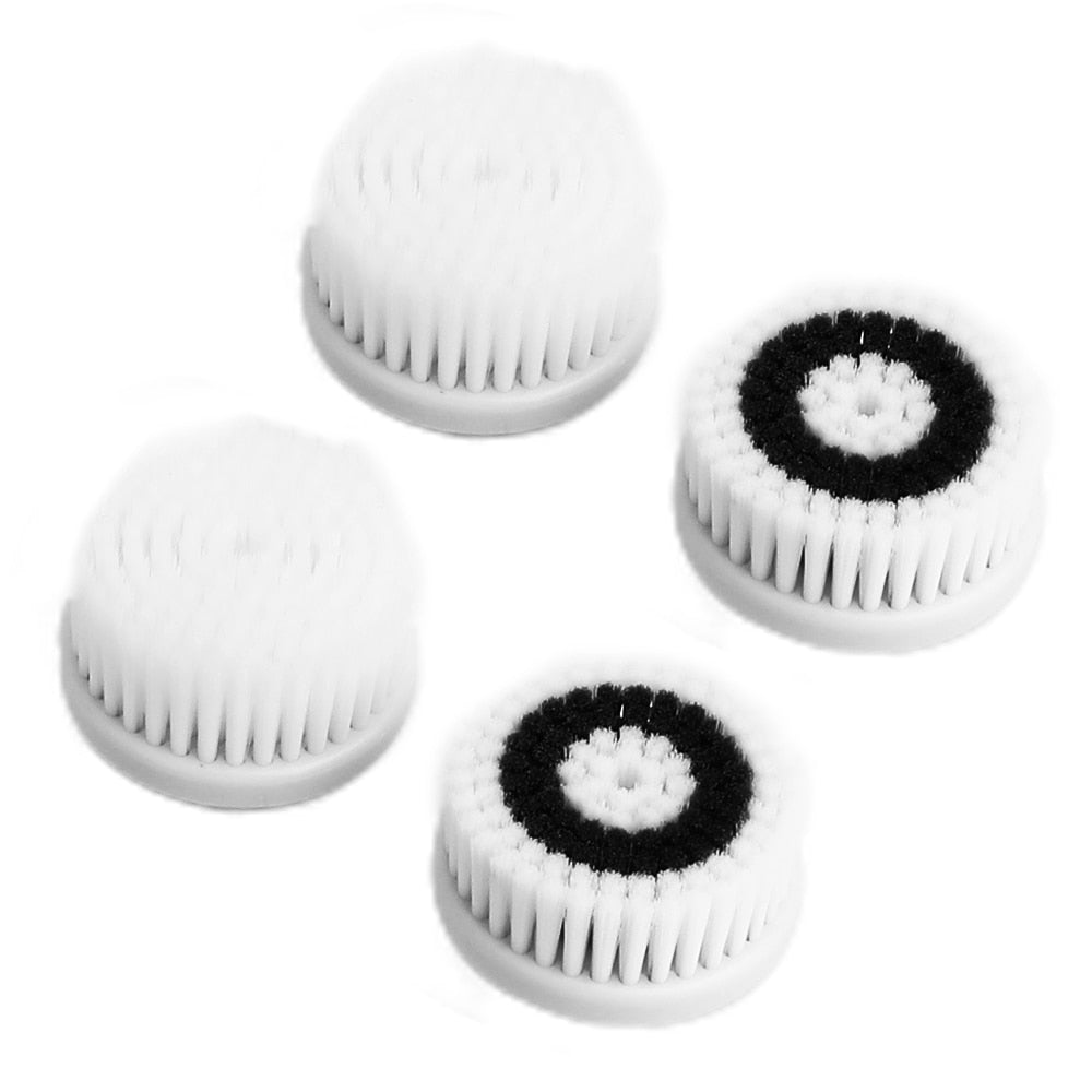4 in 1 Electric Deep Cleansing Face Brush Spinning Pore Cleaner Face Wash Tool Makeup Remover