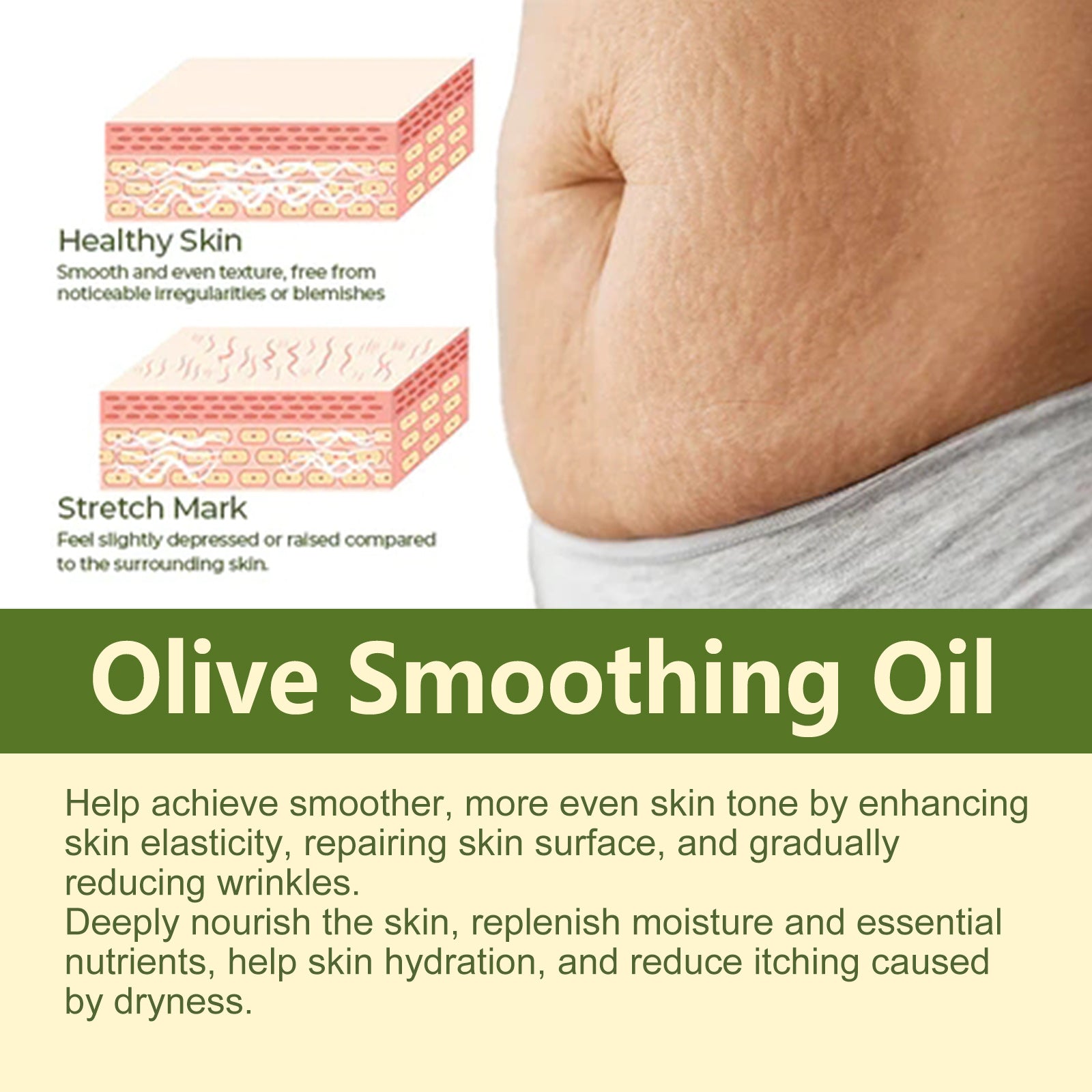 Olive Skin Care Oil Gently Moisturizes Tender, Firming And Nourishing Skin Care Oil