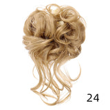 Messy Curly Hair Bun Clip Hair Extensions Claw Clip