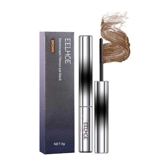 Stereoscopic Lengthening Mascara, Brazilian Palm Wax Beautiful Natural Thick Sweat-Proof, Not Smudgy Eyelashes