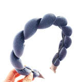 Velvet Plush Headband Autumn and Winter Style Velvet Sponge Braid Headband