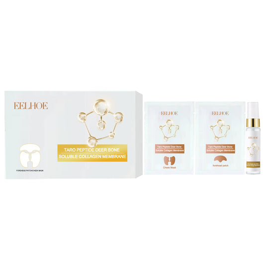Collagen Membrane Patch Kit, Reduces Wrinkles, Smooths Forehead Fine Lines, Moisturizes And Tightens Skin Protein Membrane