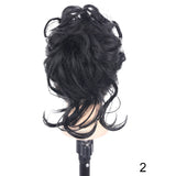 Messy Curly Hair Bun Clip Hair Extensions Claw Clip