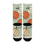 Green Pumpkin Socks for Women (Made in USA)