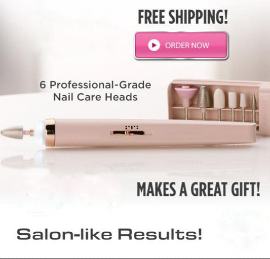 Flawless Salon Nail Electric File Drill Nail Set Manicure Set 5 in 1 Manicure Machine
