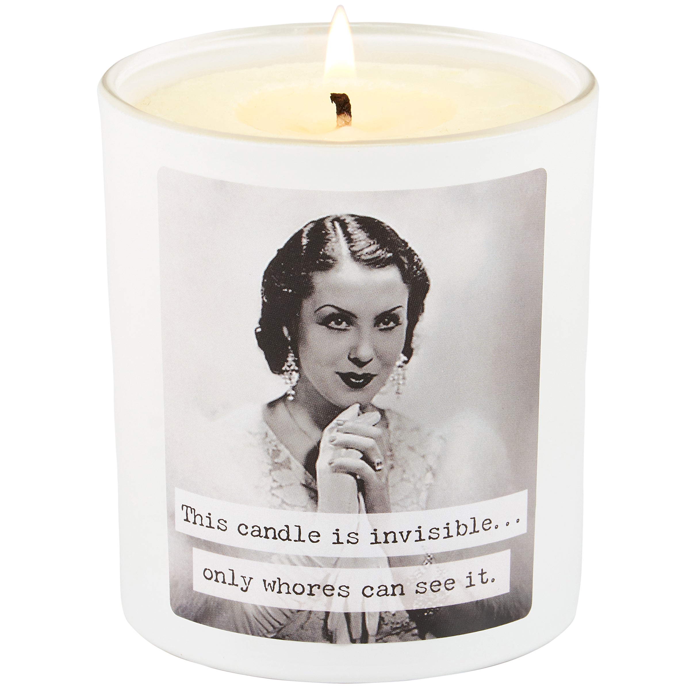 Whores Candle | Vintage Photograph Design | Lavender Jasmine Soy Wax