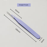 Adorable Pastel Macaron Tweezers for Lashes, Makeup, Skincare, Crafts