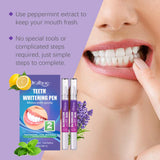 Whitening Tooth Care Gel Pens, Gentle for Sensitive Teeth Natural Shine 2 Pack