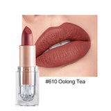 Silky Ice Cube Matte Lipstick 12 Color Lipstick Nude Long Lasting Colors