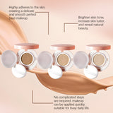 Compact Air Cushion Foundation (Natural Nude) Natural Lightweight Makeup with Cushion