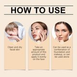 Sun Protection Tinted Face CC Cream, Natural Concealer Long-Lasting Moisturizing And Brightening 50 SPF