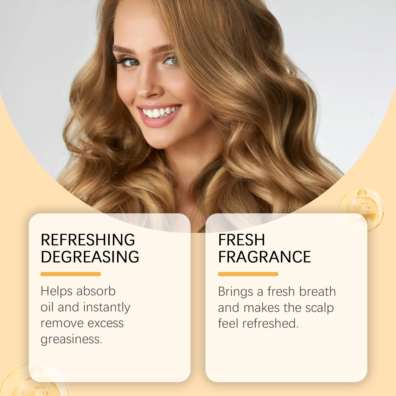 Leave-In Rosemary Mint Dry Hair Shampoo, Light Fresh And Non-Sticky Hair Volumizing Quick-Drying Spray