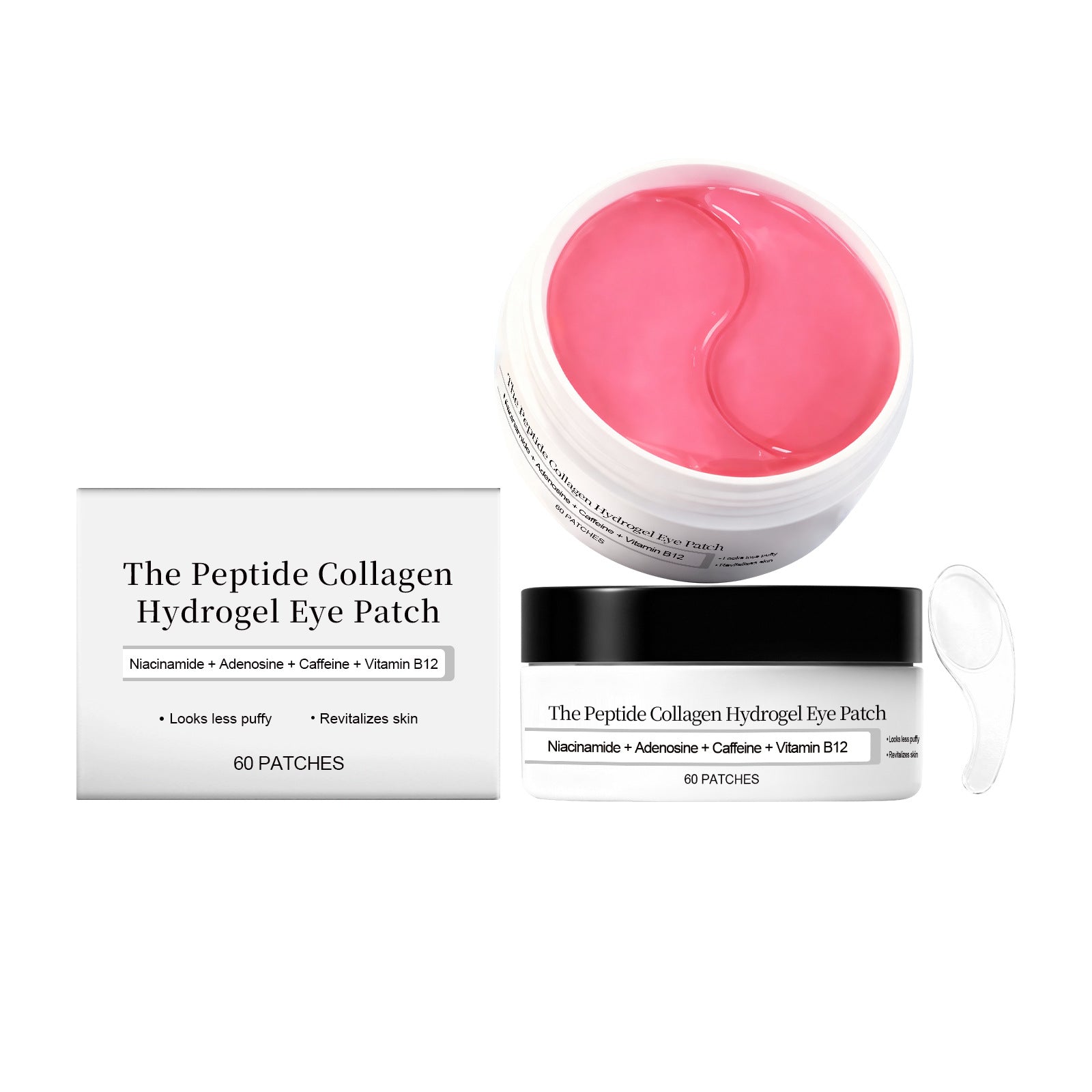 Hydrogel Peptide Collagen Under Eye Masks, Nourishing and Comfortable Gentle Daily Care for Fine Lines Eye Patches