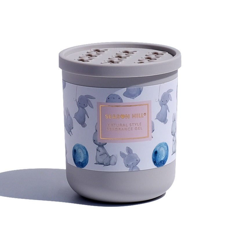 Car Balm Solid Perfume No-Heat Aromatherapy for Bathroom Kitchen Bedroom Air Freshener Cute Car Incense