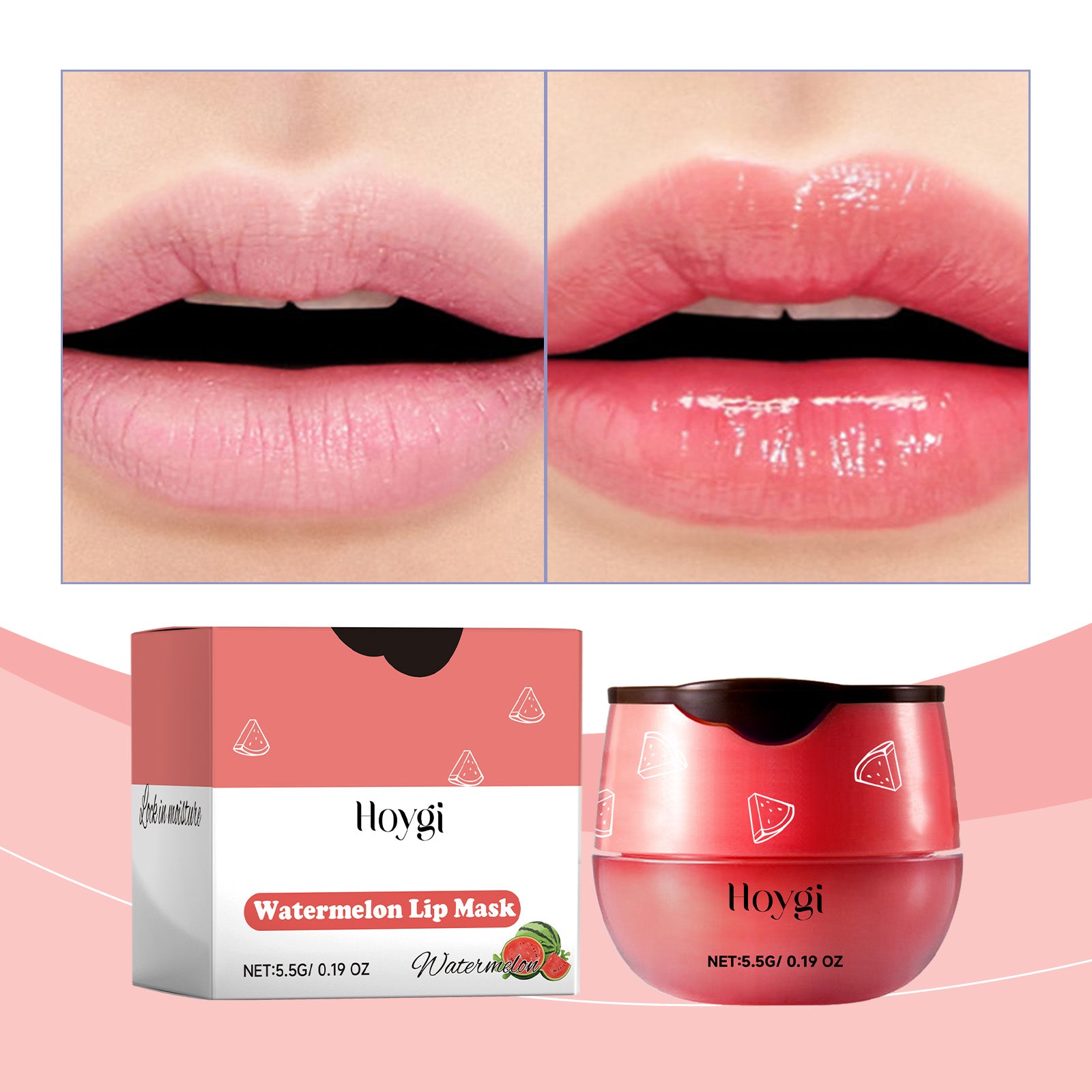 Watermelon Lip Mask, Smooth Lip Lines, Remove Dead Skin, Moisturizing Lip Mask