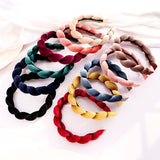 Velvet Plush Headband Autumn and Winter Style Velvet Sponge Braid Headband