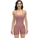 Seamless One-Piece Shapewear for Women with Abdominal and Hip Lifting