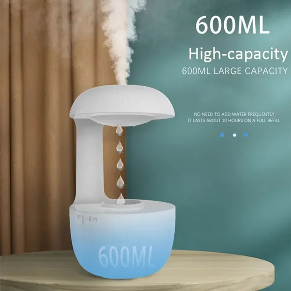 Water Dropping Humidifier Aromatherapy 600ml Diffuser