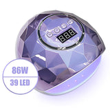 86W 39 LED Lamp Nail Dryer For Nail Manicure UV Fast Drying Nail Drying Lamp Curing Light