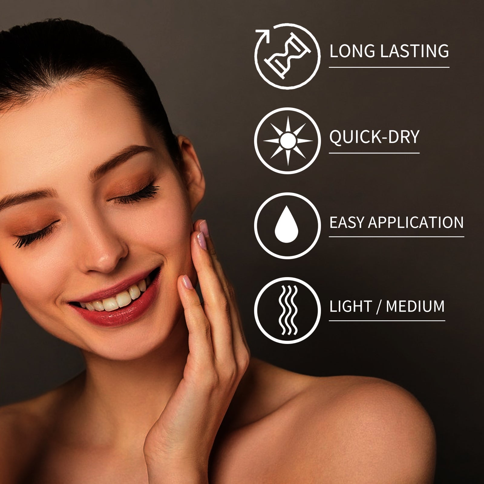 Face Self-Tanning Drops, Natural Bronzer Moisturizing Skin