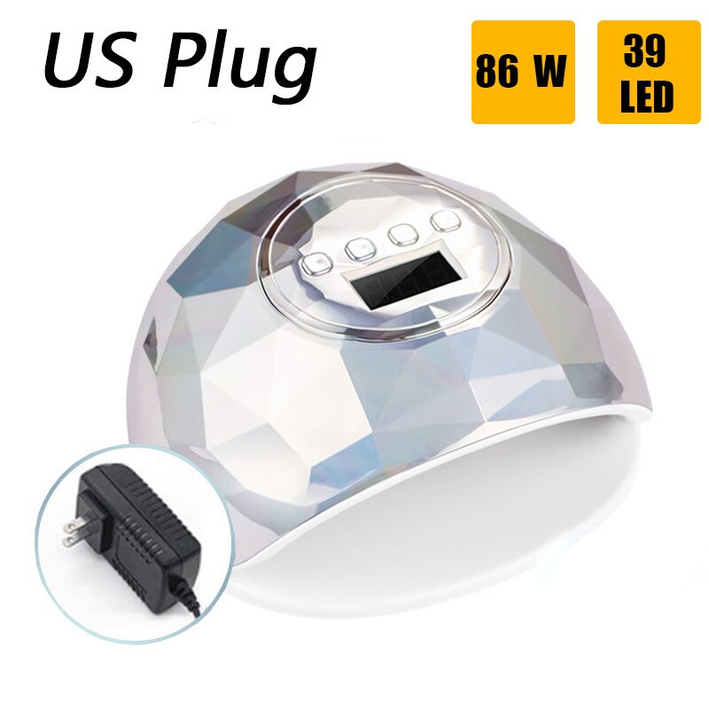 86W 39 LED Lamp Nail Dryer For Nail Manicure UV Fast Drying Nail Drying Lamp Curing Light