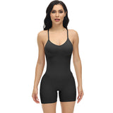 Seamless One-Piece Shapewear for Women with Abdominal and Hip Lifting