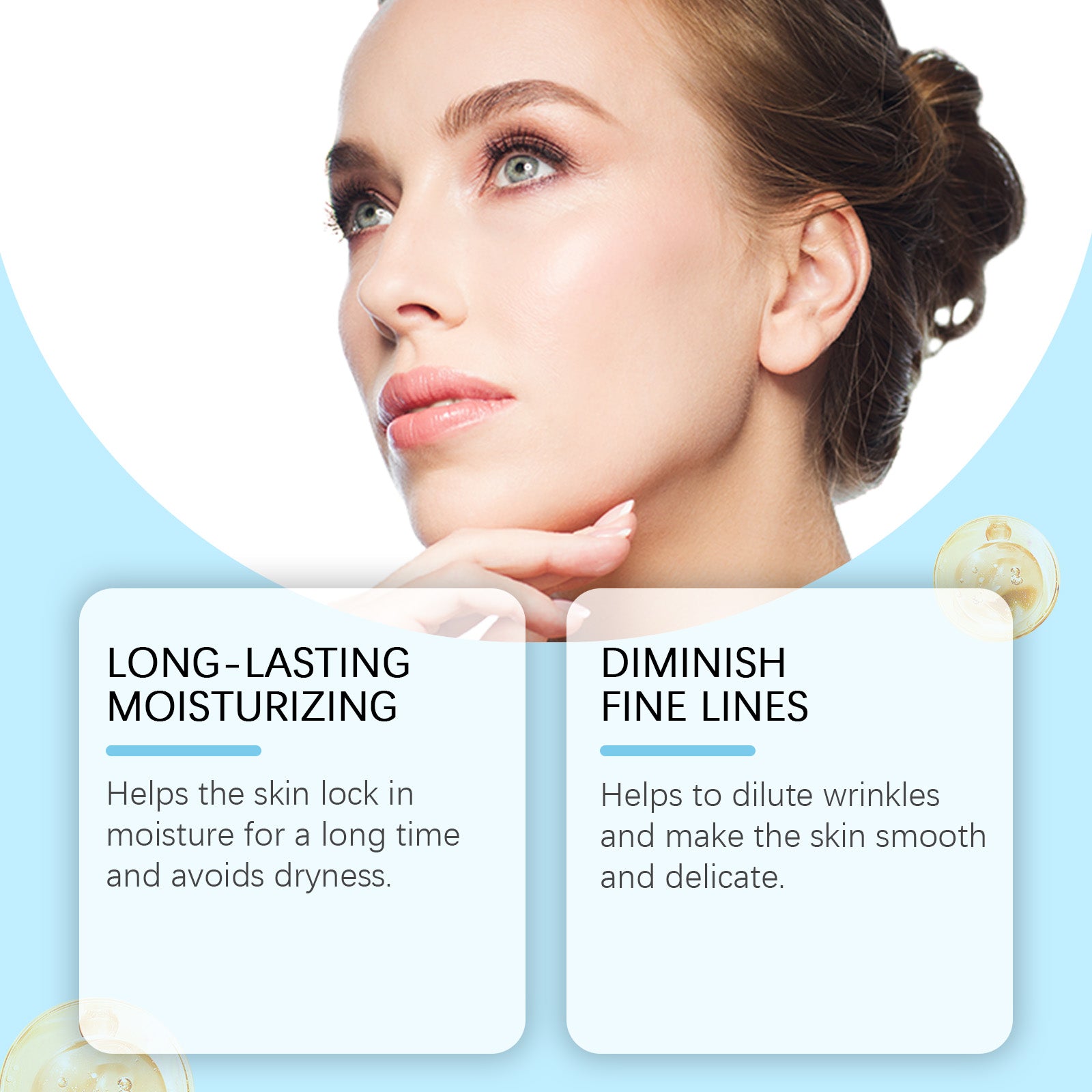 Collagen Face Cream with Scoop, Gentle Moisturizing And Firming Anti-Aging Delicate Skin Care Cream