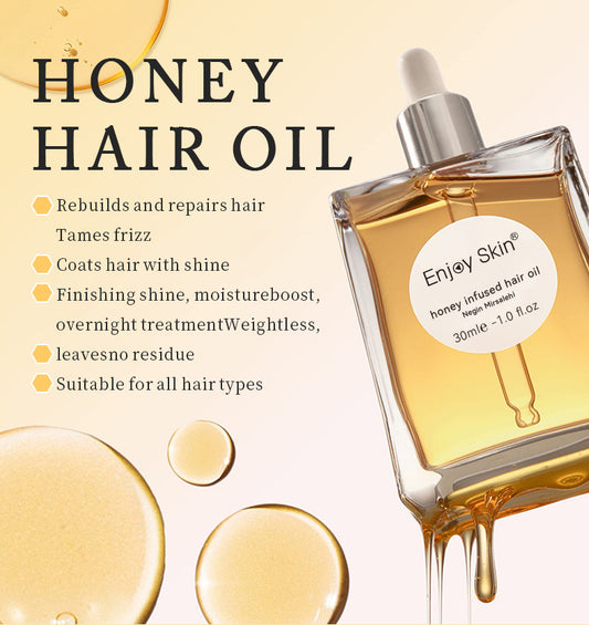 Honey Hair Oil For Straight Hair Repair Moisturizing Hair Serum