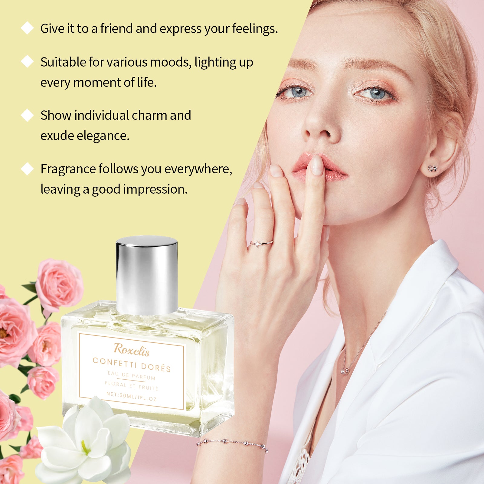 Light Floral Fruit Perfume Jasmine Flower Fruity Fragrance Fresh Natural Charm