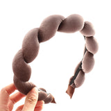 Velvet Plush Headband Autumn and Winter Style Velvet Sponge Braid Headband